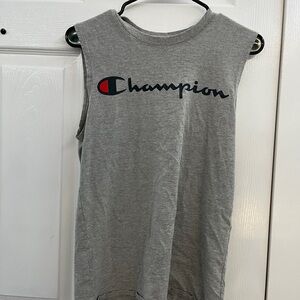 Champion Gray SM Sleeveless Top
